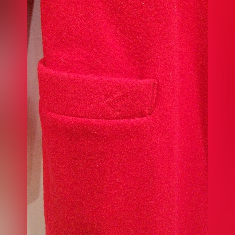 Harris/Wallace Red Wool Blazer Size 4 Great Condition - Picture 5 of 9